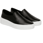 Tênis Slip On Couro Premium Branco 1200