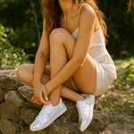 Tênis Casual Star Couro Premium Craquele Prata Luxor Prata 2018 E 