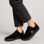 Tênis Casual Couro Premium Velor Preto Luxor Fruit Color 2018 E 