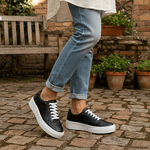 Tênis Casual Couro Premium Legitimo 2024