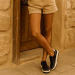 Tênis Casual Couro Legitimo Preto Detalhe Metalizado 2026