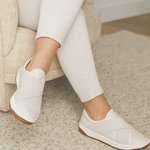 Tênis Slip On Couro Premium Plume Natural 1004