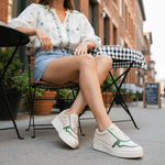 Tênis Casual Couro Premium Off White 2030