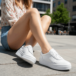 Tênis Casual Couro Premium Off White 2030