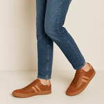 Tênis Casual Couro Premium Paris Café Pinhão 2042