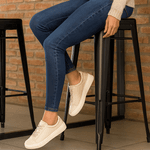 Tênis Slip On Feminino Couro Premium Paris 2229