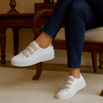 Tênis Slip On Couro Legitimo Luxo Strass 2900