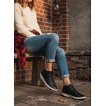 Tênis Couro Cano Alto Premium Bella Plume Paris 2055 