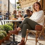 Bota Couro Cano Baixo Premium Plume Conhaque 2079