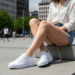 Tênis Slip On Feminino Couro Premium Paris 2229