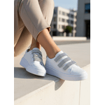 Tênis Slip On Couro Legitimo Luxo Strass 2900