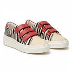 Tênis Couro Legitimo Premium Animal Print Zebra 2900