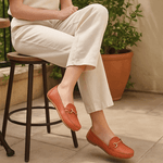 Mocassim Couro Premium Plume Topázio 8062