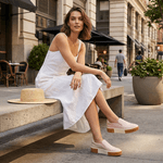 Tênis Slip On Feminino Aplique Couro Premium Floater Taupe 510