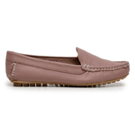 Mocassim Couro Premium Plume Rose 8061
