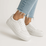 Tênis Casual Couro Premium Fly Branco 2030