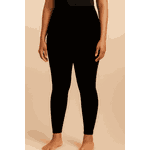 CALÇA LEGGING AVELUDADA- MOD PRETO AVELUDADO