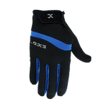 Luva Pro Hand Lancer Dedo Longo Preto e Azul