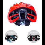 CAPACETE GTA START C/LED 54/58 VERMELHO
