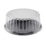 F35TA Preta Alta Bolo 15cm Isopor c/Tampa Pet 17,8x6,2 c/10 Fibraform 