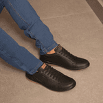 Sapatênis Masculino Casual Calce Fácil Elástico Start Pedway Preto