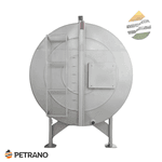 CONJUNTO TANQUE DE ABASTECIMENTO AÉREO HORIZONTAL 5000 LITROS SEM BACIA DE CONTENÇÃO - PETRANO
