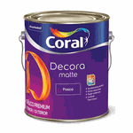 Tinta Acrílica Decora Matte Fosco 3,6L Branco Coral