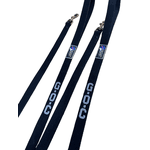 Guia personalizada preta de lona/ algodão 150cm