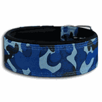 COLEIRA SUPERCONFORT 5cm camuflado azul com preto