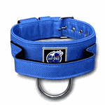 COLEIRA TÁTICA 5cm COM ALÇA azul bic