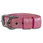 COLEIRA BABY 3cm glitter rosa