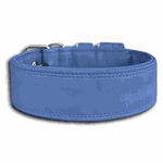 COLEIRA LISA 5cm azul