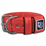 COLEIRA LISA 5cm vermelha