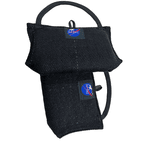 Kit Spring Pole com elástico e Mordedor Pillow Bite Suit 30x22cm Macio e suporte parede