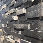Filete de Pedra Ferro Preta 5cmxlivre