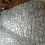 Pedra Madeira Rosa Médio Irregular