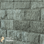 Pedra Madeira Verde Almofadada 11,5x23