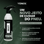 DELET LIMPADOR P/ PNEUS E BORRACHAS 500ML - VONIXX