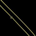 Corrente Veneziana (3mm) - Banhado a Ouro 18K