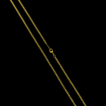 Corrente Piastrini(2mm) - Banhado a Ouro 18K