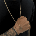 Kit Corrente 3 por 1 + Pulseira(70cm)- Banhado a Ouro 18K
