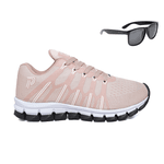 Tênis Unissex Esportivo Confortável e Leve Academia Caminhada com Óculos do 34 ao 43