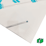 Chapa De Acrílico Branco Leitoso 3mm 200cm x 100cm 