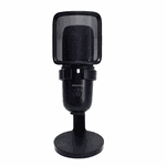 Microfone XP-500 Polyvox Usb Estudio Gravação Profissional + Tripé Mesa Cor Preto + Filtro