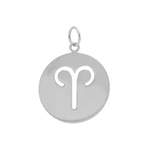Pingente De Prata 925 Signo Áries