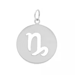 Pingente De Prata 925 Signo Capricórnio