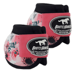 Cloche Boots Horse - Estampa 25 / Velcro rosa