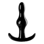 Pulg Anal Silicone Preto Tamanho P