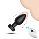 Plug Anal Em Silicone Com 10 Modos De Vibração Com Controle Remoto