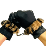 Algema Em Metal Simples Com Pelúcia Tigresa